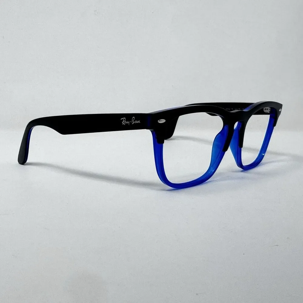 Ray-Ban RB4487 Steve 6632/19 Black Blue Sunglass / Eyeglass Frames 54-18-145